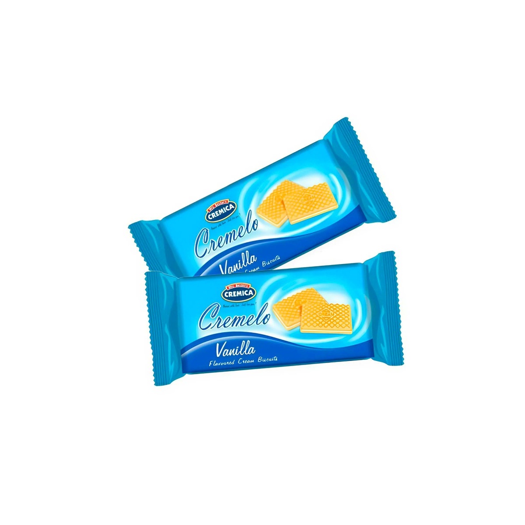 Galletas rellenas con crema de sabor vainilla Cremelo (contiene 20 unidades de 22 g c/u) 
