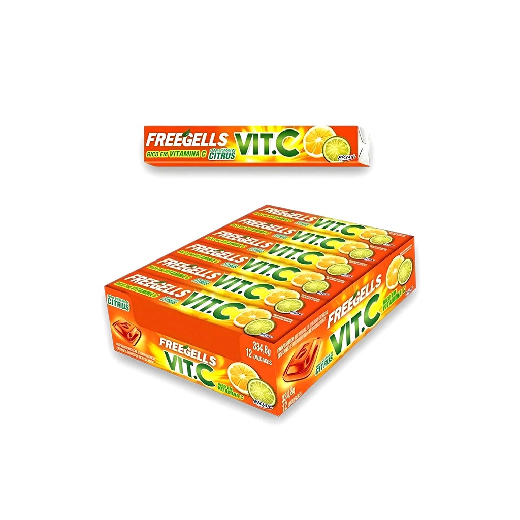 Caramelos Duros Freegells de Vit. C. 27,9 g