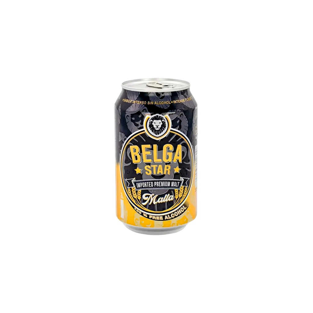 Malta Belga Star. 330 ml  / 11.2 FL. oz