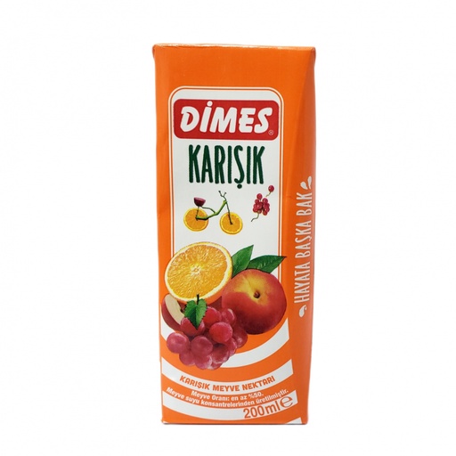 Jugos sabor Néctar de Frutas Mixtas Dimes. 200 ml 